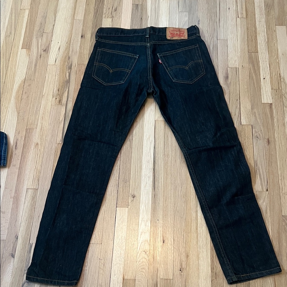 Levi's Men's Dark Blue Straight Jeans